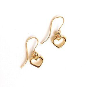 Heart Earrings 14K Gold Filled Wires Womens Girls Jewelry Gifts Handmade in USA
